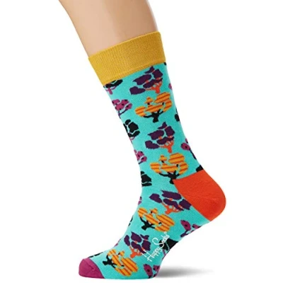 Image of Happy Socks Men&#039;s Tree Sock, Multicolour (Multicolour 270), 7 10 (Size:41 46)