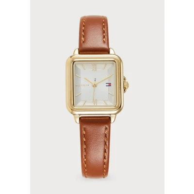 Image of Tommy Hilfiger MIA Watch green/goldcoloured, Women&#039;s, Size: One Size, Green/gold/coloured