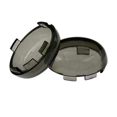 Image of HDBUBALUS Motorcycle Smoke Turn Signal Light Lamp Lens Cover 2pcs Fit for Harley Sportster 1200 883 Dyna Softail