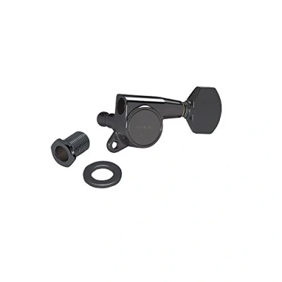 Image of Gotoh 381 Series 6 In Line with Straight Sided Mini Buttons Black