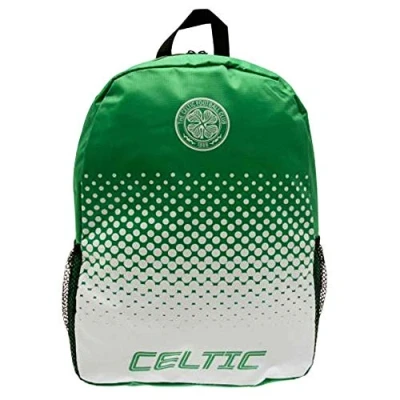 Image of Sports Rucksacks Official Celtic FC (Scottish Premier League) Crest Backpack for School or Work