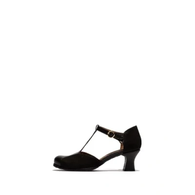 Image of Fly London BEMI279FLY Mousse Leather Women&#039;s Heels Shoes