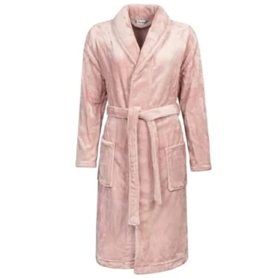 Image of HEAT HOLDERS Ladies Thermal Winter Warm Dressing Gown (as8, alpha, m, regular, Dusky Pink)