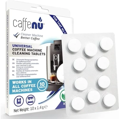 Image of Coffee Machine Cleaner Tablets 10 x 1.4g Cleaning used every 100 cups Auto, Bean to Cup &amp; One Touch with Descaling
