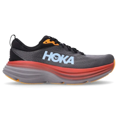 Image of HOKA Bondi 8 Neutral running shoes, Men&#039;s, Size: 7, Anthracite/castlerock Textile/synthetics