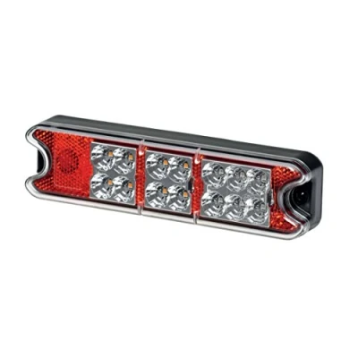 Image of E96847 Combination Rearlight HELLA 2VA 357 021 001 Right, Left red, Crystal clear black VALUEFIT