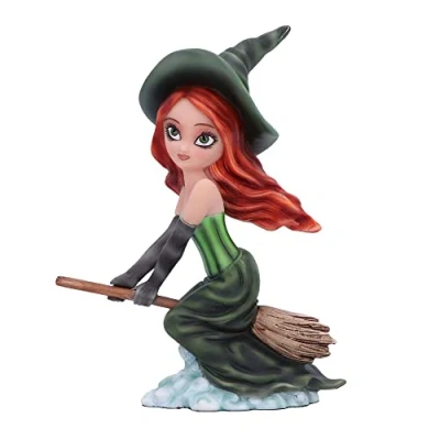 Image of Nemesis Now Willow Witch Figurine, Green, 16cm