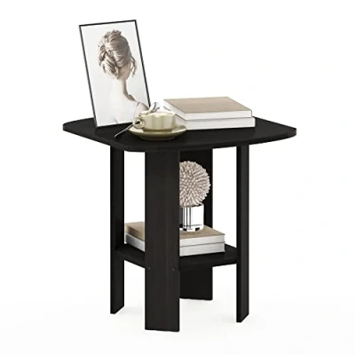 Image of Furinno End Tables, Wood, Espresso, one size