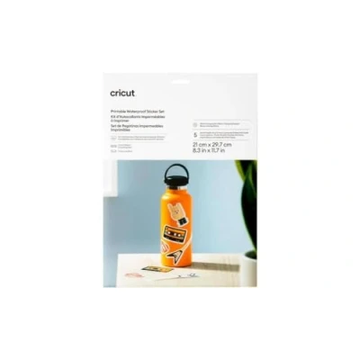 Image of Cricut™ Printable Waterproof Holographic Sticker Set A4 (5 ct)