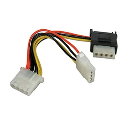 Image of LINDY SATA Power Adapter Splitter Cable 0.15m