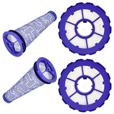 Image of Syxtidy 2 Pack Replacement Hepa Post Filter &amp; Washable Pre Kit for Dyson DC50, Animal and Multi Floor Complete Vacuum,Replace Part # 965081 01&amp;965080 01