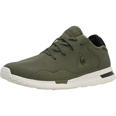 Image of Le Coq Sportif Solas Sport Mens Dark Green Trainers Size UK 11