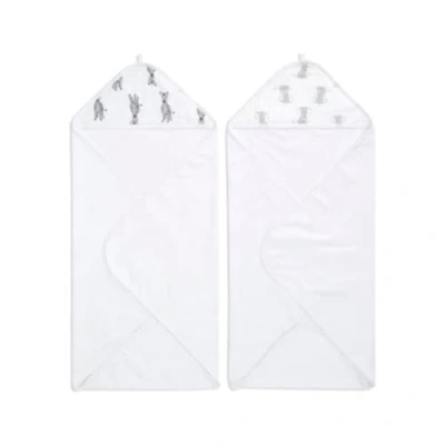 Image of aden + anais essentials Hooded Towel 2 pack Safari Babes