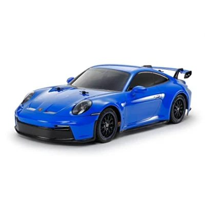 Image of TAMIYA 58712 1:10 Porsche 911 GT3 (992) TT 02 Remote Control Car, Vehicle, Model Building, Assembly, Hobby, RC Kit, Unpainted