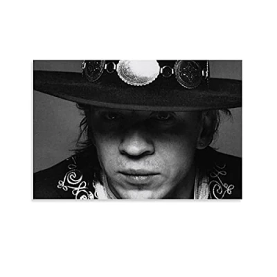 Image of MMMU Stevie Ray Vaughan poster Decorative Painting Canvas Wall Art Picture Print Living Room Bedroom Aesthetic posters 08x12inch(20x30cm)