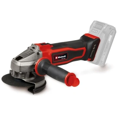 Image of Einhell Power X Change 115mm (4 Inch) Cordless Angle Grinder 18V Electric Tool with Auxiliary Handle and Cutting Guard TE AG 18/115 Li Solo (Battery Not Included)