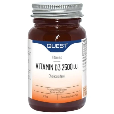Image of Quest 2500IU Vitamin D 90 Tablets, Tablet