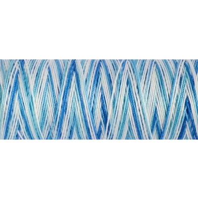Image of 702160 9954 1 Gutermann Deco Stitch Thread 70m Reel x 1, Varigated Pale Blue