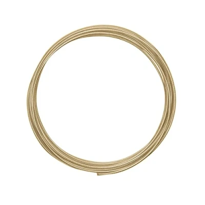 Image of Vaessen Creative Aluminium wire embossed round 2mm 5m pearl,