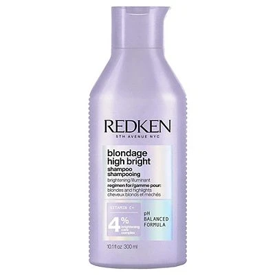 Image of REDKEN Lightening Shampoo, For Blonde Hair, With Vitamin C, Blondage High Bright, 300ml