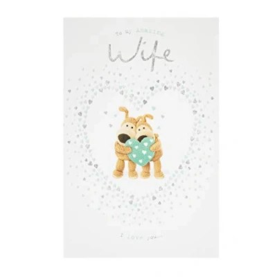 Image of Boofle Wife Wedding Anniversary Card for Her Cute Design