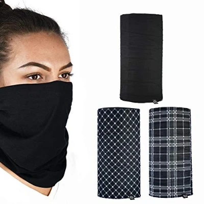 Image of Oxford Unisex Comfy Multi functional Head and Neck Loop Scarf, Tartan, One Size UK