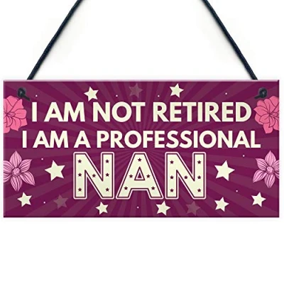 Image of RED OCEAN For Nan Birthday Gift Nanny Nana Grandma Hanging Plaque Keepsake Gifts