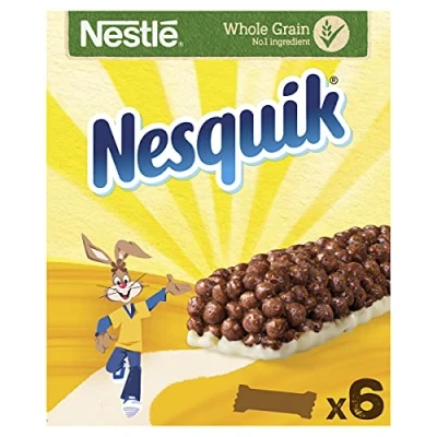 Image of Nestlé Nesquik Breakfast Cereal Bars 6x25g (Pack of 6)