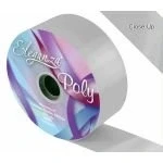 Image of Eleganza Waterproof Poly Ribbon, Silver, 50 mm x 91 m