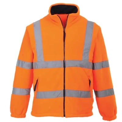 Image of Hi Vis Mesh Lined Fleece (Orange) 5XL