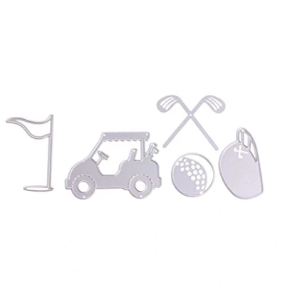 Image of Golf Set Metal Cutting Dies for Card Making, die cuts Embossing DIY Scrapbook Album Paper Crafts Stencil