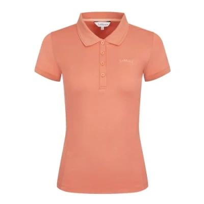Image of LeMieux Classique Womens Polo Shirt Apricot 10