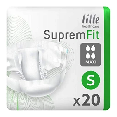 Image of Lille Healthcare Suprem Fit All in One Incontinence Briefs Maxi Small (1 Pack of 20)