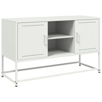 Image of vidaXL Highboard Sideboard/Cupboard Industrial Style Steel Storage Cabinet for Living Room/Bedroom Mustard Yellow 100.5x39x107 cm