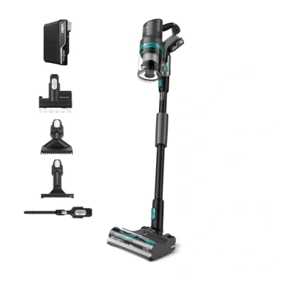 Image of Vax HomePro Detect Pet Design CLSV HPTC Cordless Vacuum Cleaner Graphite &amp; Blue, Blue,Silver/Grey