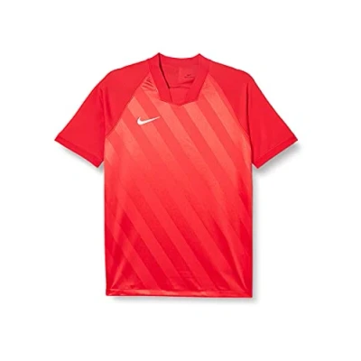 Image of Nike Boy&#039;s Dri FIT Challenge 3 JBY Short Sleeve Jersey, University Red/University Red/White, M