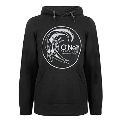 Image of O&#039;Neill Men&#039;s Circle Surfer Hoody Kapuzenpullover Sweatshirt Freizeit und Sport T Shirt, Black Out, XL