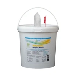 Image of 2Work Viricidal Surface Disinfectant Wipes (400 Pack) 2W07536