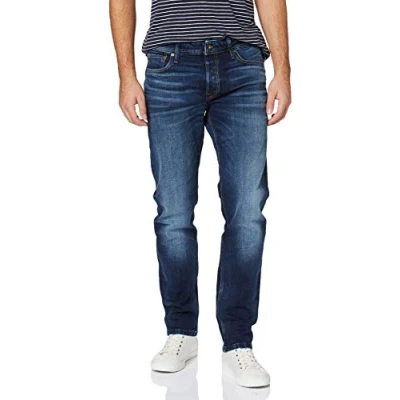 Image of JACK &amp; JONES Men&#039;s Jjimike Jjoriginal Jos 311 Noos Loose Fit Jeans, Blue (Blau), 33W 34L UK