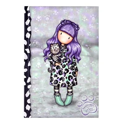 Image of SANTORO Gorjuss (Wild) Casebound Journal Smitten Kitten