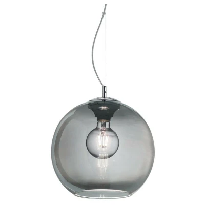 Image of Nemo Indoor Dome Ceiling Pendant Lamp 1 Light Grey, E27