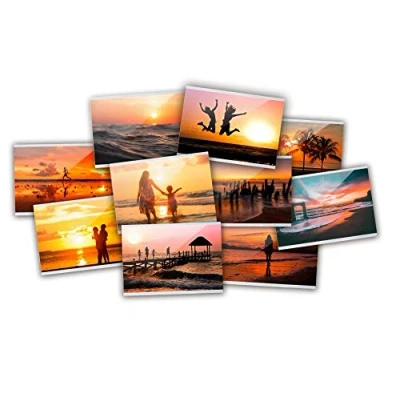 Image of Close Up Premium Fridge Photo Frame, Magnetic pockets Picture Frames for Photos &amp; Postcards, Sleeve Transparent 10x15 cm Set/pack of 10