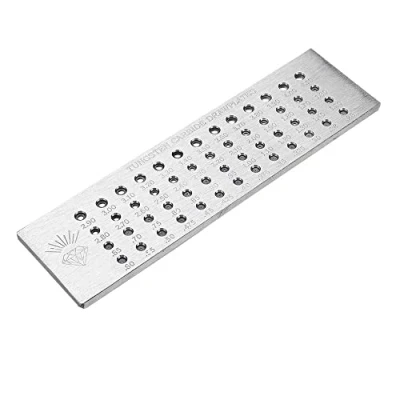 Image of 52 Holes Tungsten Carbide Wire Drawplate for Jewelry Making Round Shape 0.26 4.0mm