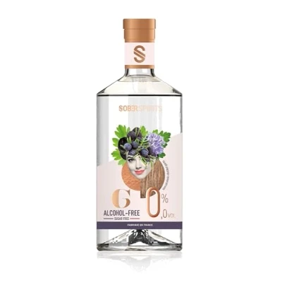 Image of SOBER Spirits Non Alcoholic 0.0% Gin The Worlds Only Alcohol Free Made From Real IWSC Award Gold Winner 0% Sugar No Artificial Flavours &amp; Colourings Vegan Friendly 50cl