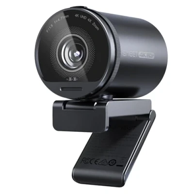 Image of EMEET SmartCam S800 4K Webcam for Streaming, Sony 1/2&#039;&#039; Sensor, Supports HDR, PDAF&amp;TOF Dual autofocus, 1080P@60fps, 2 Noise cancelling Mics, 40 73 FOV, Perfect Live Streaming&amp;Online Meetings
