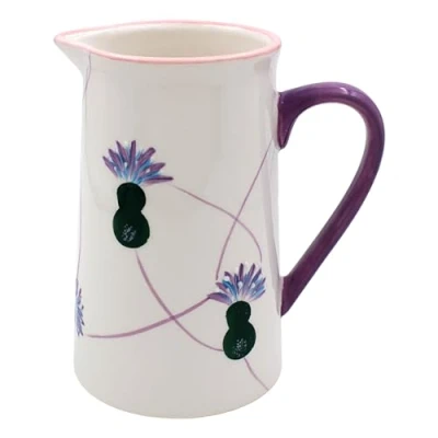 Image of Lesser &amp; Pavey Lynsey Johnstone Thistle Jug for All Types of Kitchen Ceramic Multiple Use in The Beautiful Milk or Cream Jugs Everday