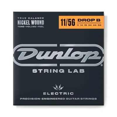 Image of JIM DUNLOP Performance+ Electric Guitar Strings 11 56 Drop B (DEN1156DB)