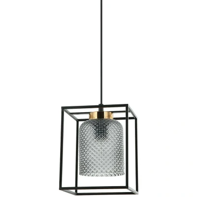 Image of Italux Lighting Sinella Industrial, Retro 1 Light Pendant Ceiling Light, E27