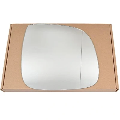 Image of Less4spares Wing Mirror Glass Right Compatible with VW Amarok 2010 2020 STICK ON Driver Off Side Blind Spot