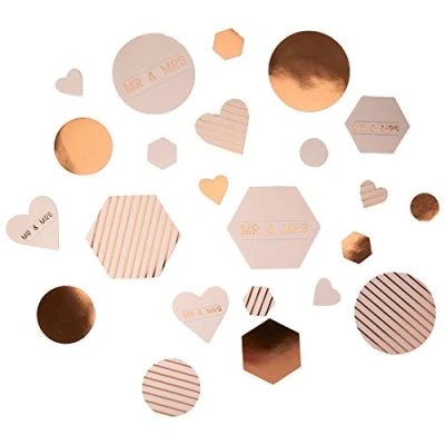 Image of Neviti Geo Blush Table Scatter Confetti